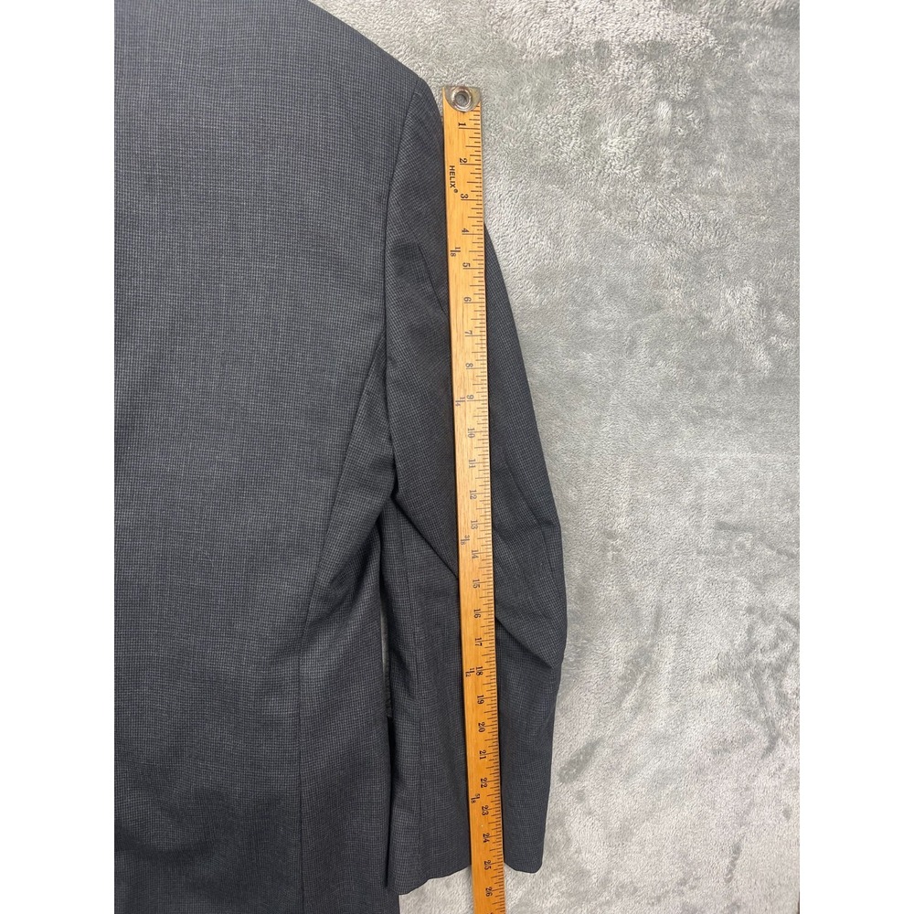 Brooks Brothers Mens Brooksease Two Piece‎ Suit 41 Long 34x31 Gray Wool - Picture 9 of 16